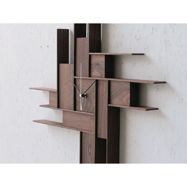 2are3 KAY9 WALNUT×1.3 (ウォールナット エスプリ別注モデル) 壁掛時計 丹羽望 受注生産品 29077 |  | 01