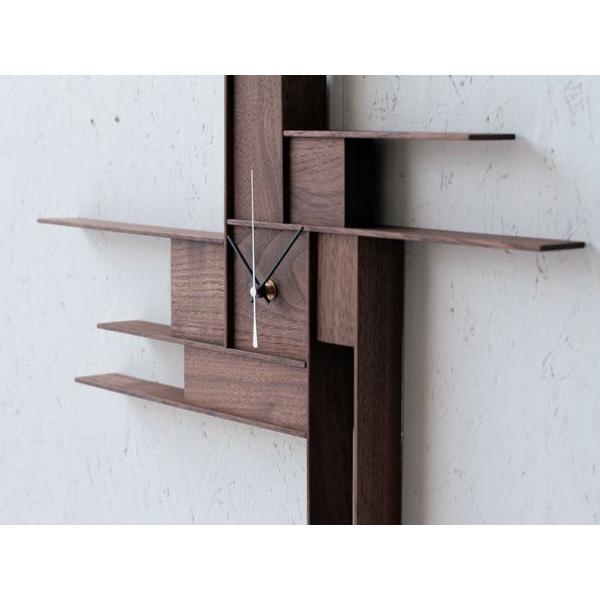 2are3 KAY6 WALNUT×1.3 (ウォールナット エスプリ別注モデル) 壁掛時計 丹羽望 受注生産品 29076 |  | 02
