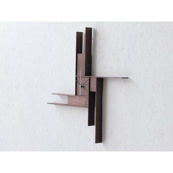 2are3 KAY4 WALNUT×1.3 (ウォールナット エスプリ別注モデル) 壁掛時計 丹羽望 受注生産品 29075 |  | 01