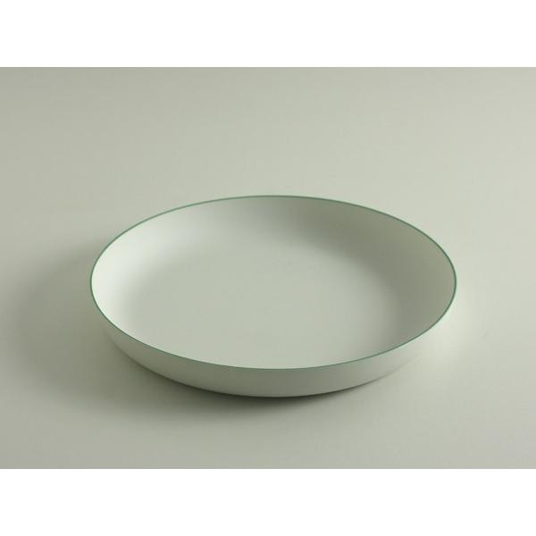 1616/ arita japan S&BディーププレートL（プレーンホワイト グリーン）食器 有田焼 イチロクイチロクアリタ  13388 | 1616 / arita japan | 01