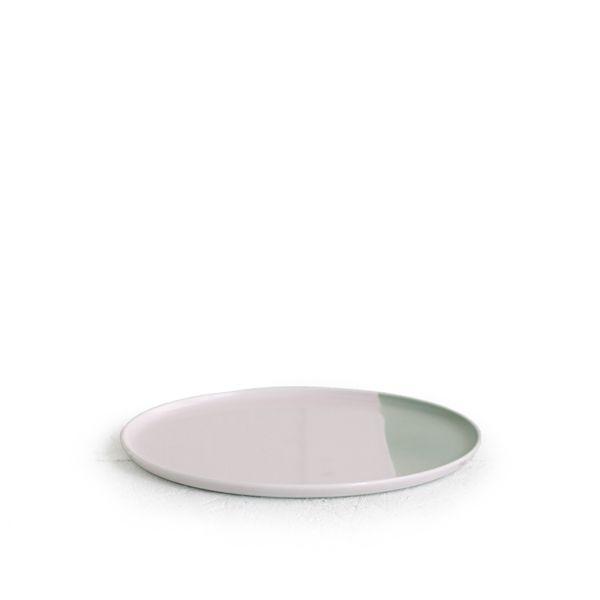 1616/ arita japan S&BフラットプレートM（ピンク/グレー） 食器 有田焼 イチロクイチロクアリタ i-28317 | 1616 / arita japan