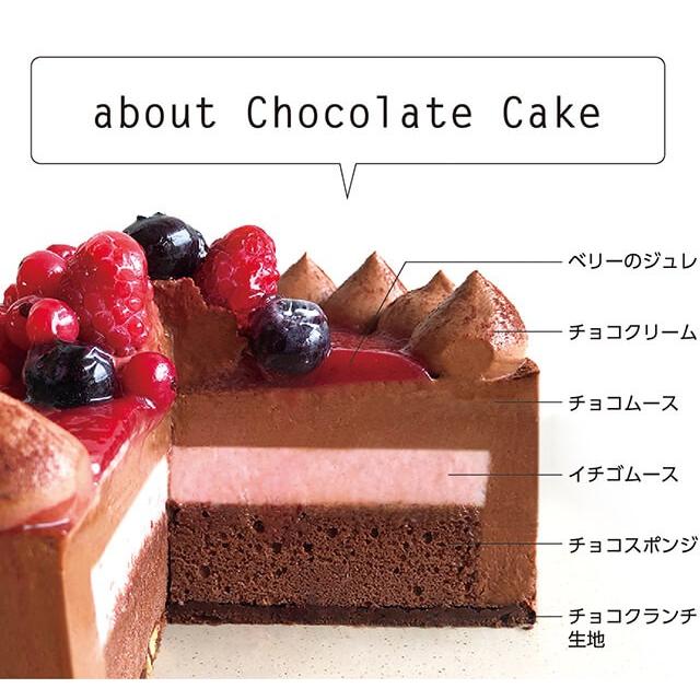 誕生日ケーキ バースデーケーキ チョコレートケーキ With Crimson Berry 14cm ホワイトデー ケーキ スイーツ お取り寄せ 誕生日プレゼント Chocolatecake 014 誕生日ケーキのお店 エスキィス 通販 Yahoo ショッピング