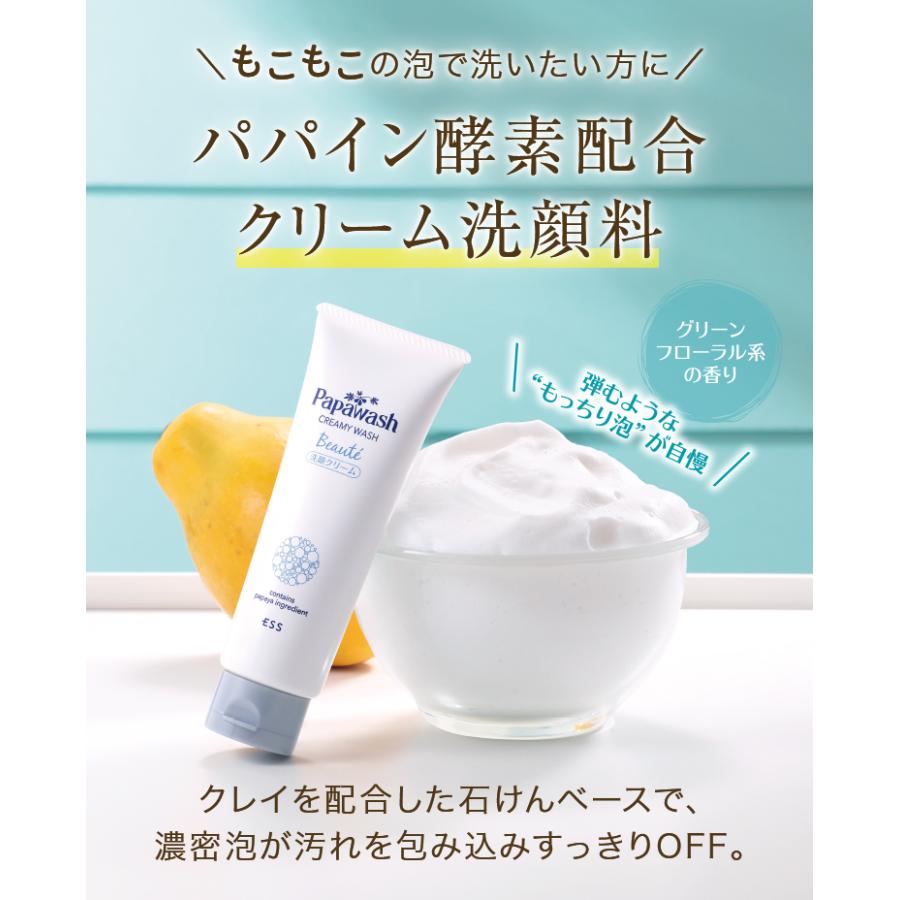 パパウォッシュ ボーテ クリーミィウォッシュ M ＜グリーンフローラル