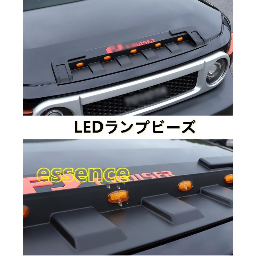 フロント ボンネットフード 装飾ライト トヨタ・FJクルーザー 用 