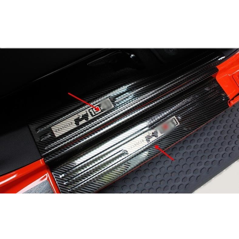 ラングラーJL MOPAR純正アクセサリー ステンレス製 スカッフプレート