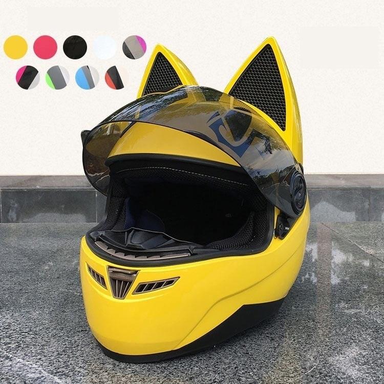 バイク用オフロード猫耳フルフェイスヘルメット : 2009 : Essence 
