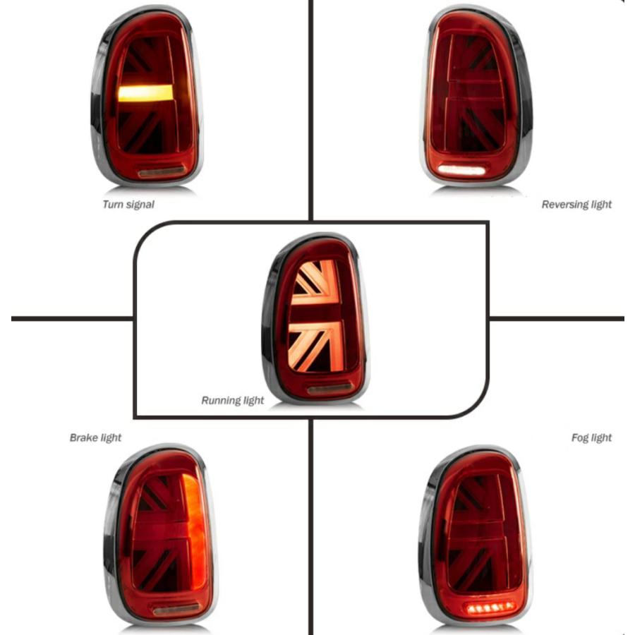 BMW・ミニ mini R60 専用 ファイバー LED テールランプ テールライト