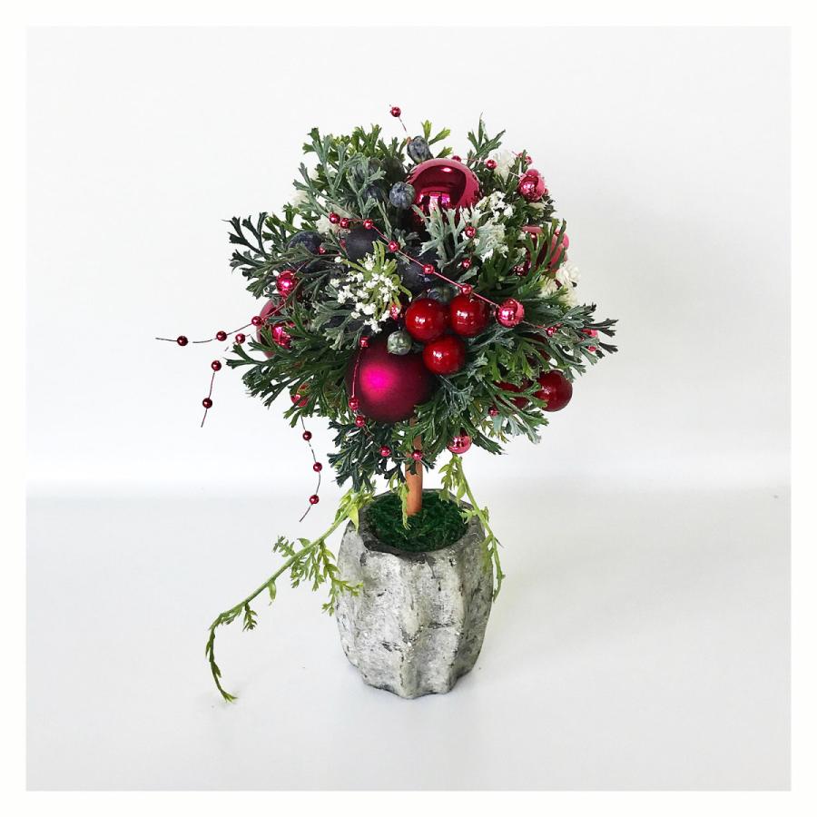 約65cm　クリスマス　トピアリー　クリスマスツリー　フラワー　グリーン　大きい 約65cm クリスマス トピアリー クリスマスツリー フラワー