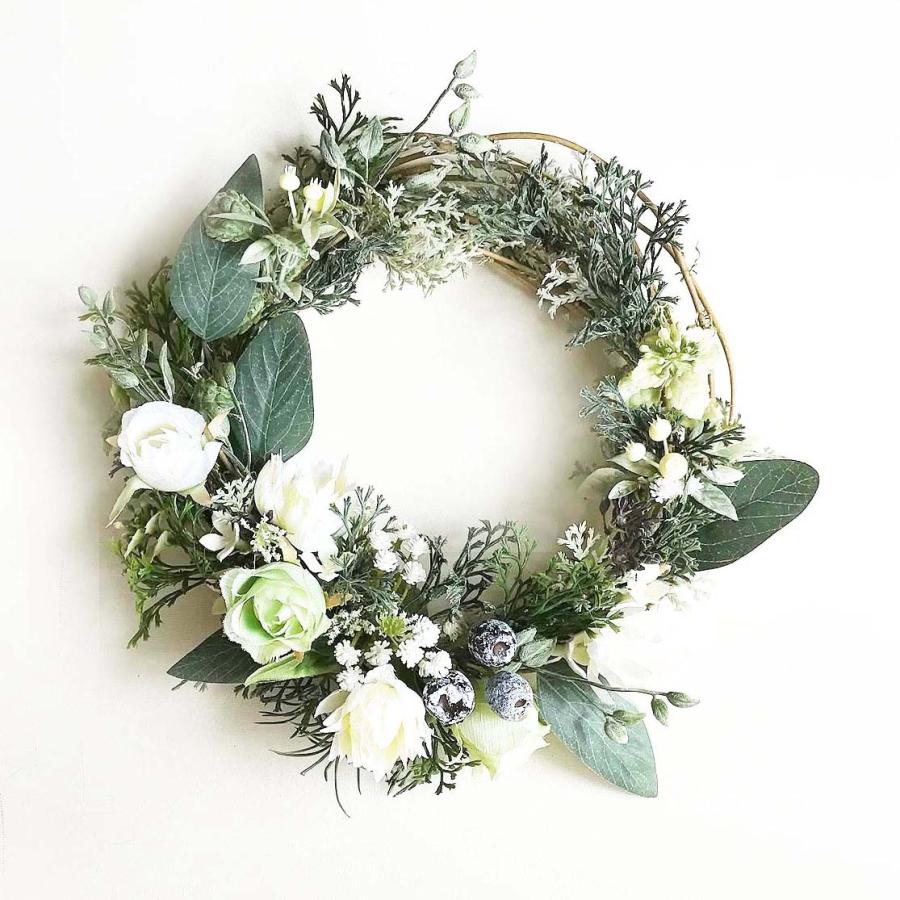 グリーンアレンジメント手作りリース gww-11ドアリース ワーク