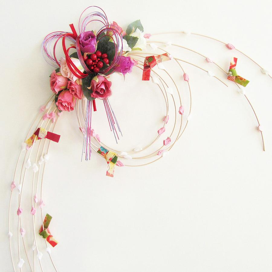 お正月リース♪No.13 お正月飾り 新作 もち花リース NYD-12 | iichi 日々