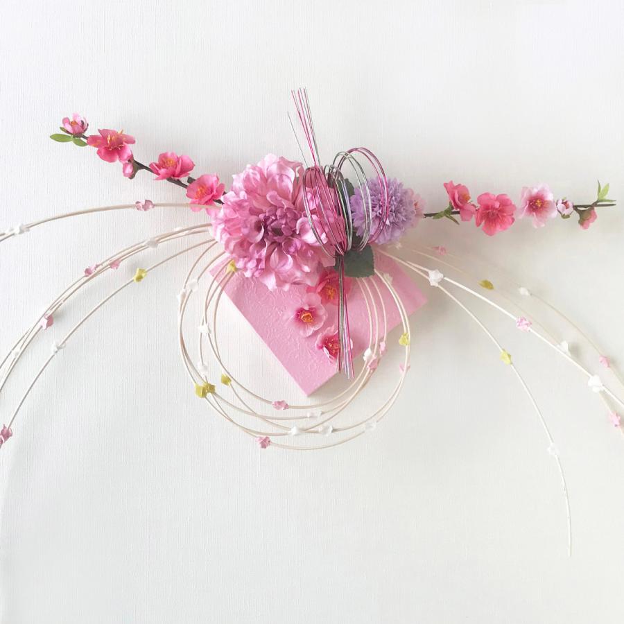 おひな飾り桃の花リース ohina-03 : エッセンスデザイン工房 - 通販