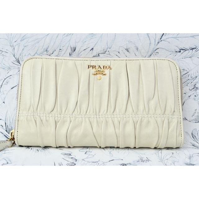 プラダ 長財布 日本未発売 PRADA 1M0506 ラウンドファスナー NAPPA GAUFRE 最高級羊革 BIANCO ホワイト :  1m0506nappa : エッセンスオブスタイル - 通販 - Yahoo!ショッピング