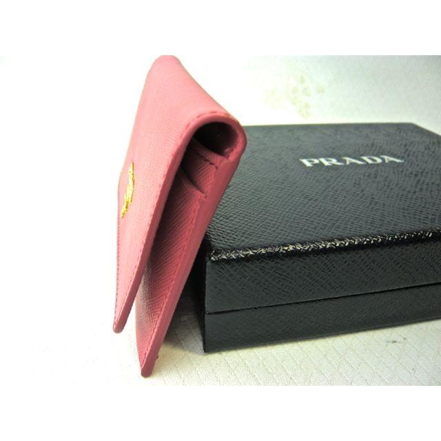PRADA プラダ　財布 PRADA プラダ 財布 日本未発売 ピンク サフィアーノ メタル