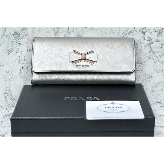 プラダ 長財布 日本未発売 PRADA 1MH132 2つ折り SAFFIANO FIOCCO 
