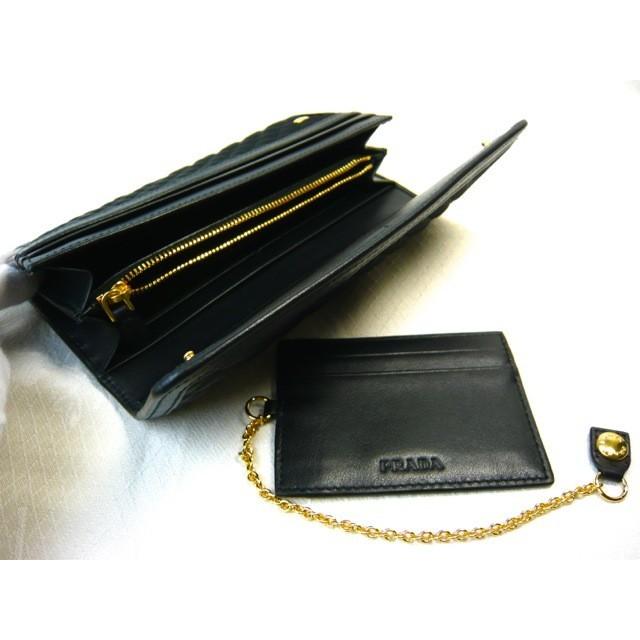 Prada 長財布　新品未使用　1MH132 プラダ 長財布 財布 レディース サフィアーノ メタル ブラック