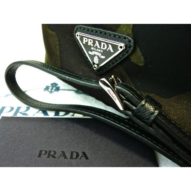 PRADA（プラダ） 巾着 ポーチ 日本未発売 1N1863 迷彩柄 TESSUTO