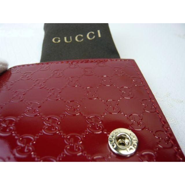 GUCCI マイクロシマ　ケース GUCCI 「GUCCI」 マイクログッチシマ コインケース - ブラウン