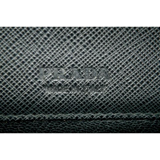 プラダ 長財布 日本未発売 PRADA 2MD434 ドキュメントホルダー SAFFIANO CALF LEATHER ミニバッグ 男女兼用 NERO 黒の画像