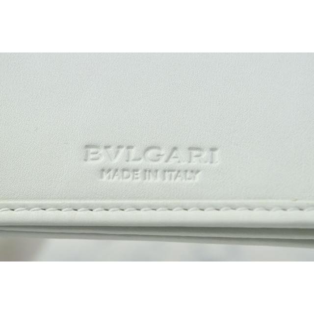 ヴィンテージBVLGARI ホワイトレザー 長財布　付属品なし ヴィンテージBVLGARI ホワイトレザー 長財布 付属品なし