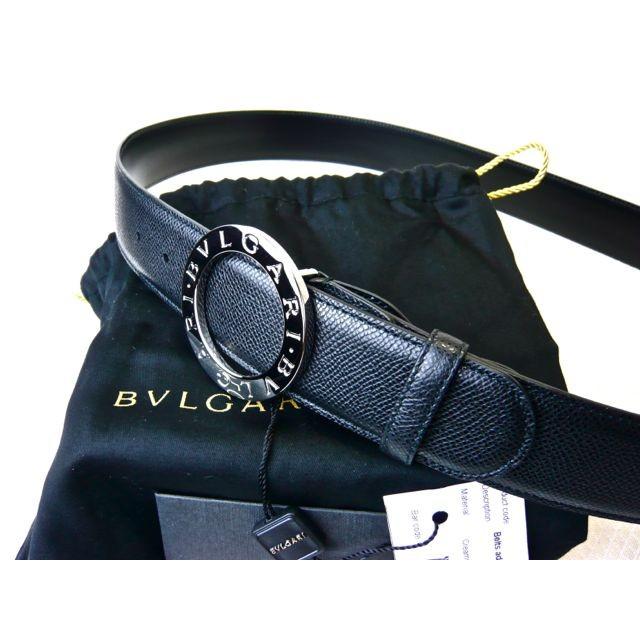 美品 BULGARI ブルガリ ブラック レザー ベルト Amazon | BVLGARI (ブルガリ)ベルト メンズ ブルガリブルガリ