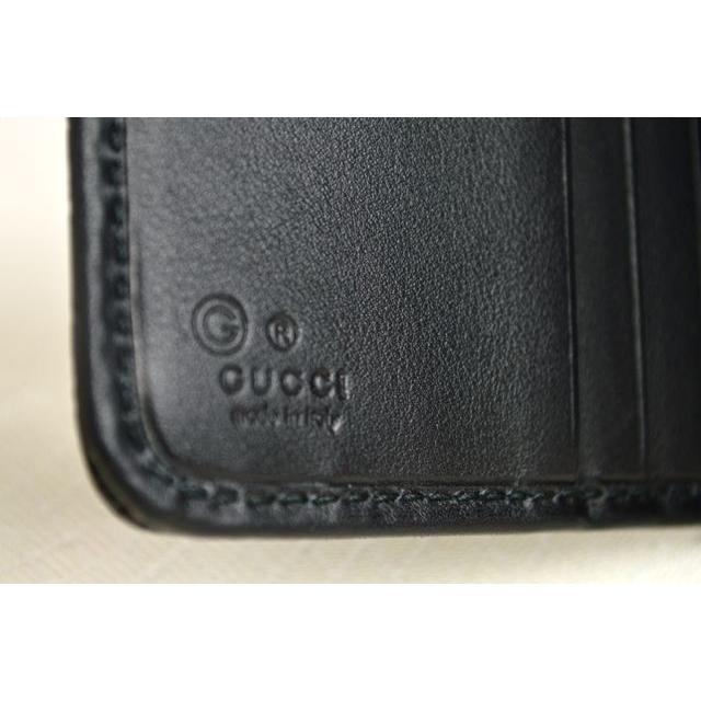 GUCCI グッチ シマレザー シェリーライン　折り畳みタイプ 保存袋・付属品 GUCCI （新品・未使用品）グッチ ウェブ シェリーライン 二