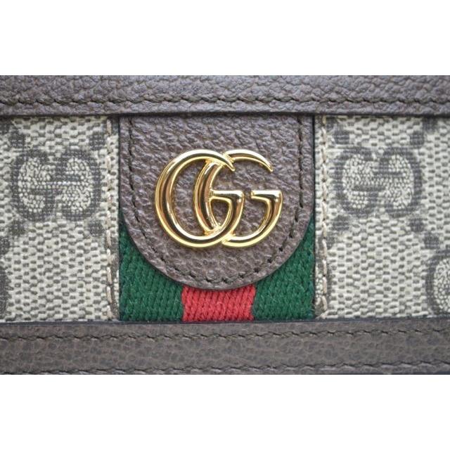 ダブルG グッチ カードケース GUCCI 523159・2149 オフィディア ロゴ 