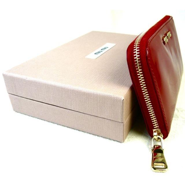 miu ミュウミュウ 財布 日本未発売 MIU 5ARE99 エナメル L字 miu ミュウミュウ 財布 日本未発売 MIU 5ARE99 エナメル L字