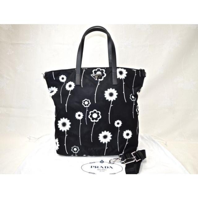 PRADA プラダ トートバッグ 日本未発売 B4696F TESSUTO STAMPAT S 