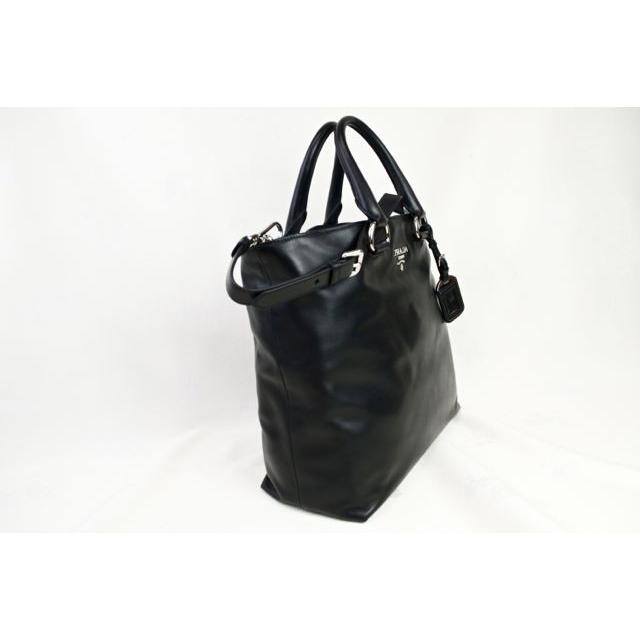 Prada soft shop calf nero