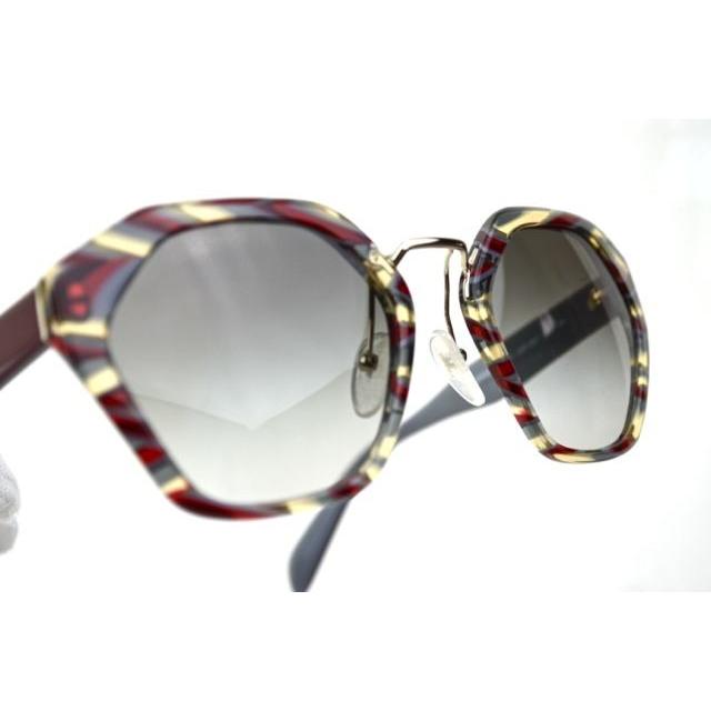 プラダ　PRADA ユニセックス　シルバー　サングラス　ミラー　グラデーション プラダ サングラス ユニセックス トータス×ブラウン/ブラック