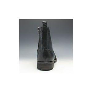 高知インター店 Ebサイズ ウイングチップ 378h ナカノ カジュアルブーツ ヒロミチ ブラック 4e 靴 湯もみレザー メンズ ワークブーツ カラー ブラック Hassoncaterers Com