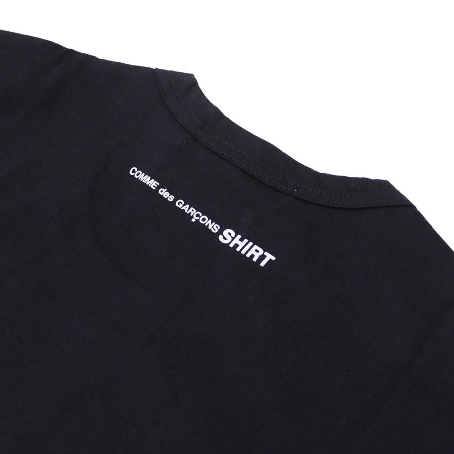 COMME des GARCONS SHIRT (コムデギャルソン シャツ) Backside Logo Print Tee (Tシャツ)  BLACK 200-007264-051x【新品】(半袖Tシャツ)｜essense｜03