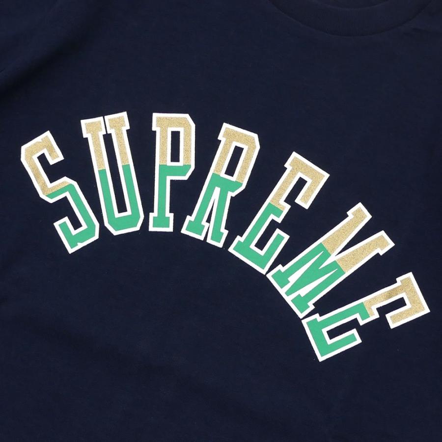 シュプリーム SUPREME Curve Logo Tee (Tシャツ)  NAVY 203-000234-047+【新品】(半袖Tシャツ)｜essense｜03