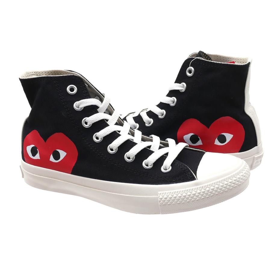 新品 プレイ コムデギャルソン PLAY COMME des GARCONS x コンバース CONVERSE ALL STAR HI PCDG スニーカー BLACK 291002210241 フットウェア｜essense｜02