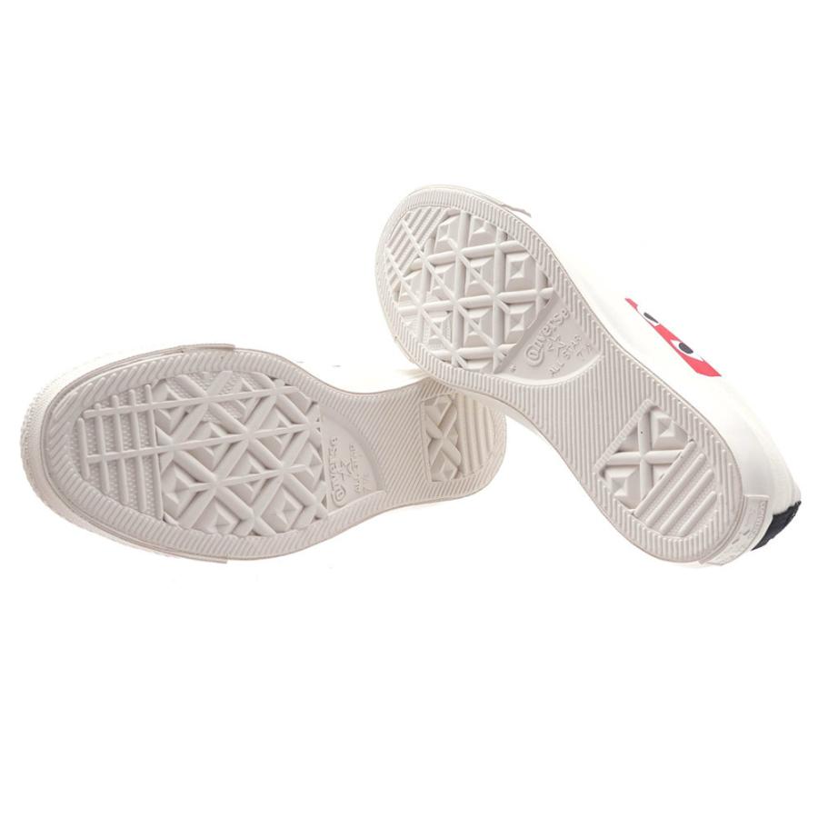 コムデギャルソン CONVERSE PLAY ホワイト スニーカー PLAY COMME des GARCONS 新品 プレイ コムデギャルソン x コンバース