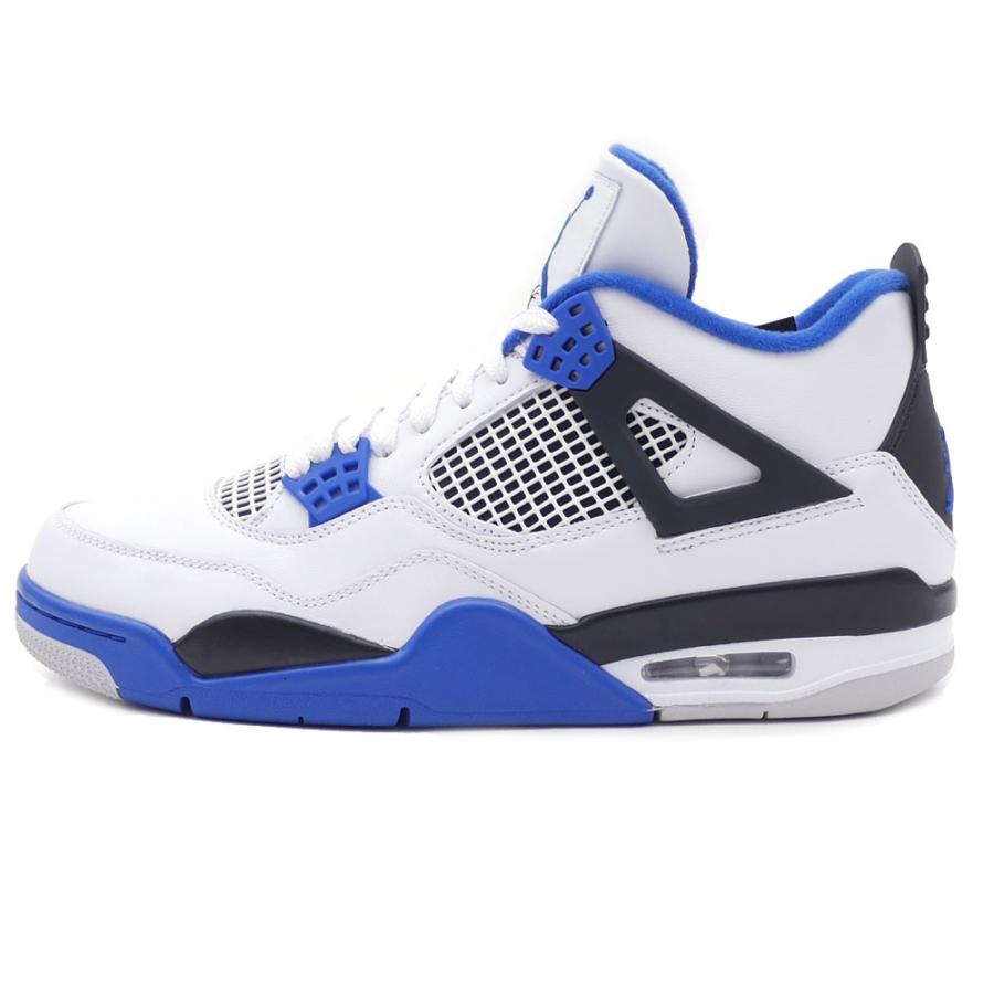 NIKE(ナイキ)  AIR JORDAN 4 RETRO (エアジョーダン) WHITE/GAME ROYAL-BLACK 308497-117 291-002214-290+【新品】(フットウェア)｜essense｜02