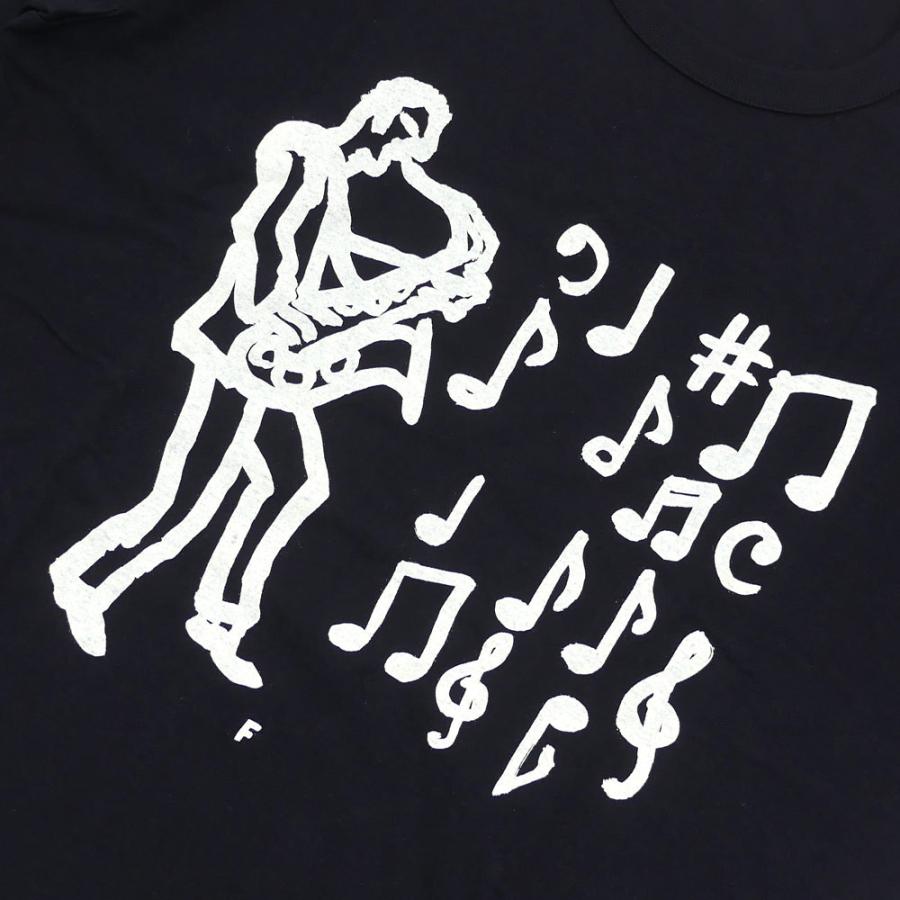 BLACK COMME des GARCONS(ブラック コムデギャルソン)  SAX MAN TEE (Tシャツ)  BLACK 200-007367-051x【新品】(半袖Tシャツ)｜essense｜03