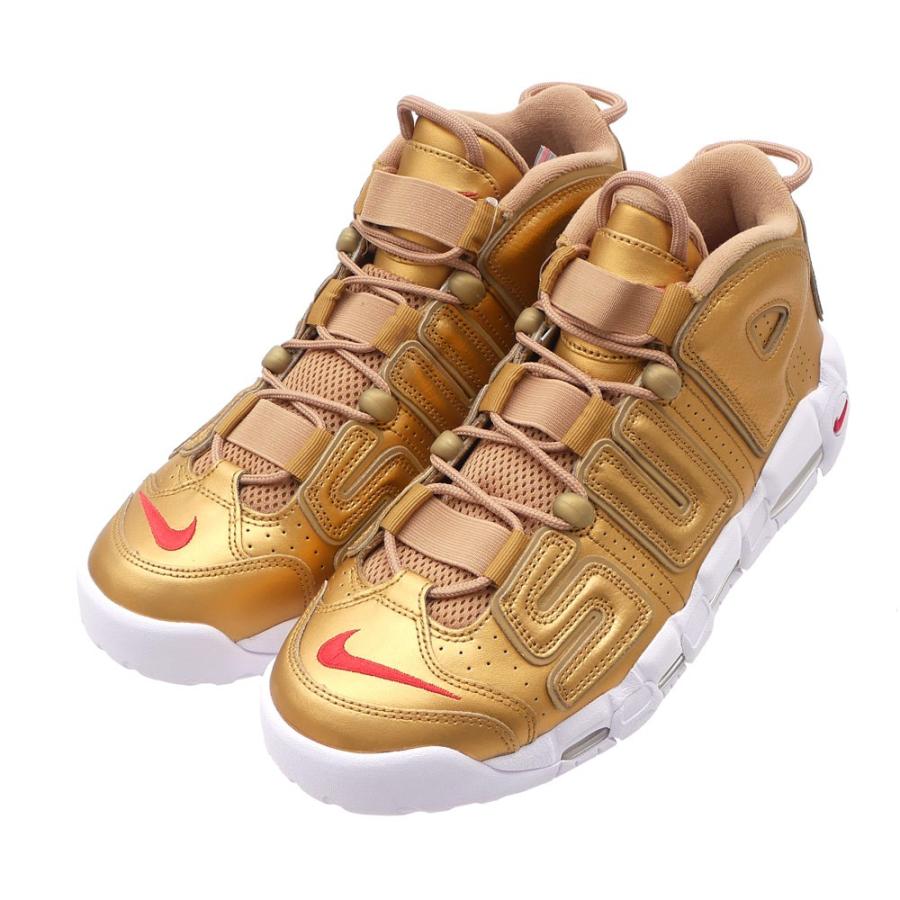 NIKE(ナイキ) x シュプリーム SUPREME AIR MORE UPTEMPO (エアモアアップテンポ) METALLIC GOLD/WHITE 902290-600 291-002237-298+【新品】(フットウェア)｜essense｜05