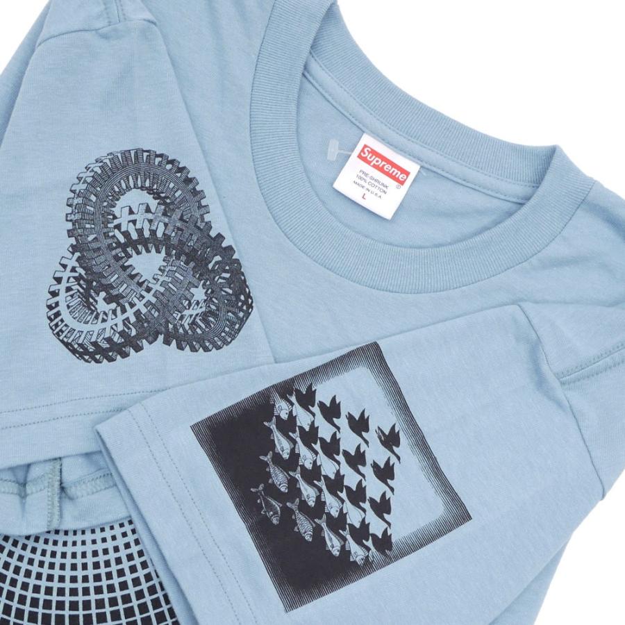 シュプリーム SUPREME x M.C.Escher(マウリッツ・エッシャー)  Three Spheres Tee (Tシャツ)  SLATE 200-007407-154+【新品】(半袖Tシャツ)｜essense｜05