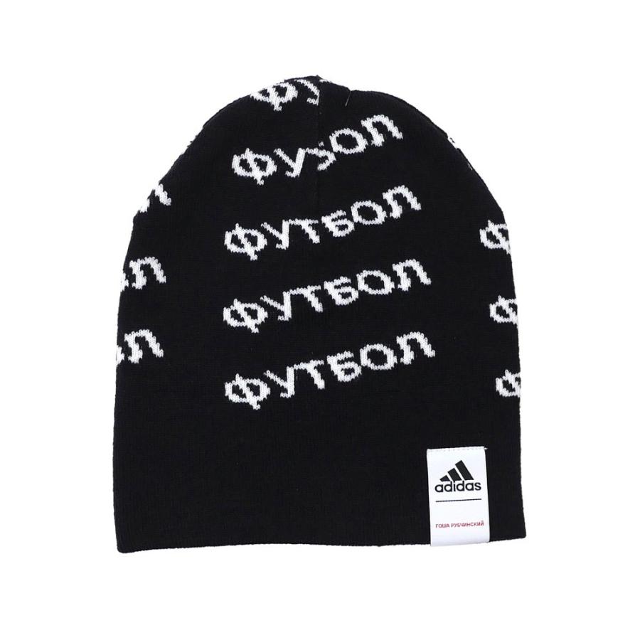 gosha rubchinskiy adidas ニット帽 ビーニー 黒 adidas - Gosha Rubchinskiy adidasニット帽の通販 by you