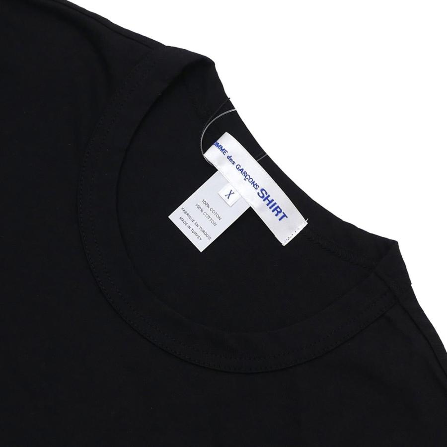 【数量限定特別価格】 COMME des GARCONS SHIRT (コムデギャルソン シャツ)  Plain Crew Neck Tee (Tシャツ)  BLACK 200-007505-061x【新品】(半袖Tシャツ)｜essense｜03