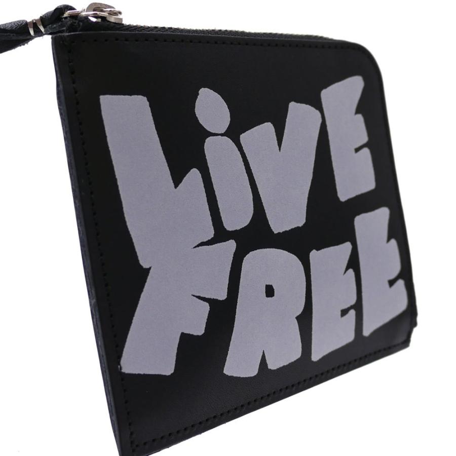 コムデギャルソンlive free with strong will 財布未使用 コムデギャルソン・メッセージ・プリント・ウォレット（財布