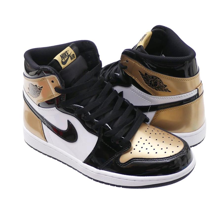 NIKE(ナイキ) AIR JORDAN 1 RETRO HIGH OG NRG (エアジョーダン) BLACK/BLACK-METALLIC GOLD 861428-007 291-002396-281+【新品】(フットウェア)｜essense｜03