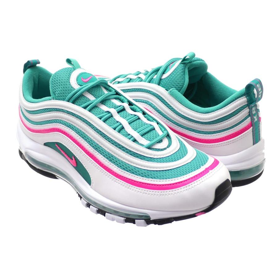 NIKE(ナイキ) AIR MAX 97 (エアマックス97) WHITE/PINK BLAST-KINETIC GREEN 921826-102 291-002414-290x【新品】(フットウェア)｜essense｜03