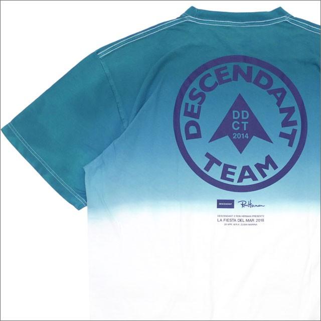 Ron Herman(ロンハーマン) x DESCENDANT(ディセンダント) TEAM/TIE DYE SS(Tシャツ) TEAL 200