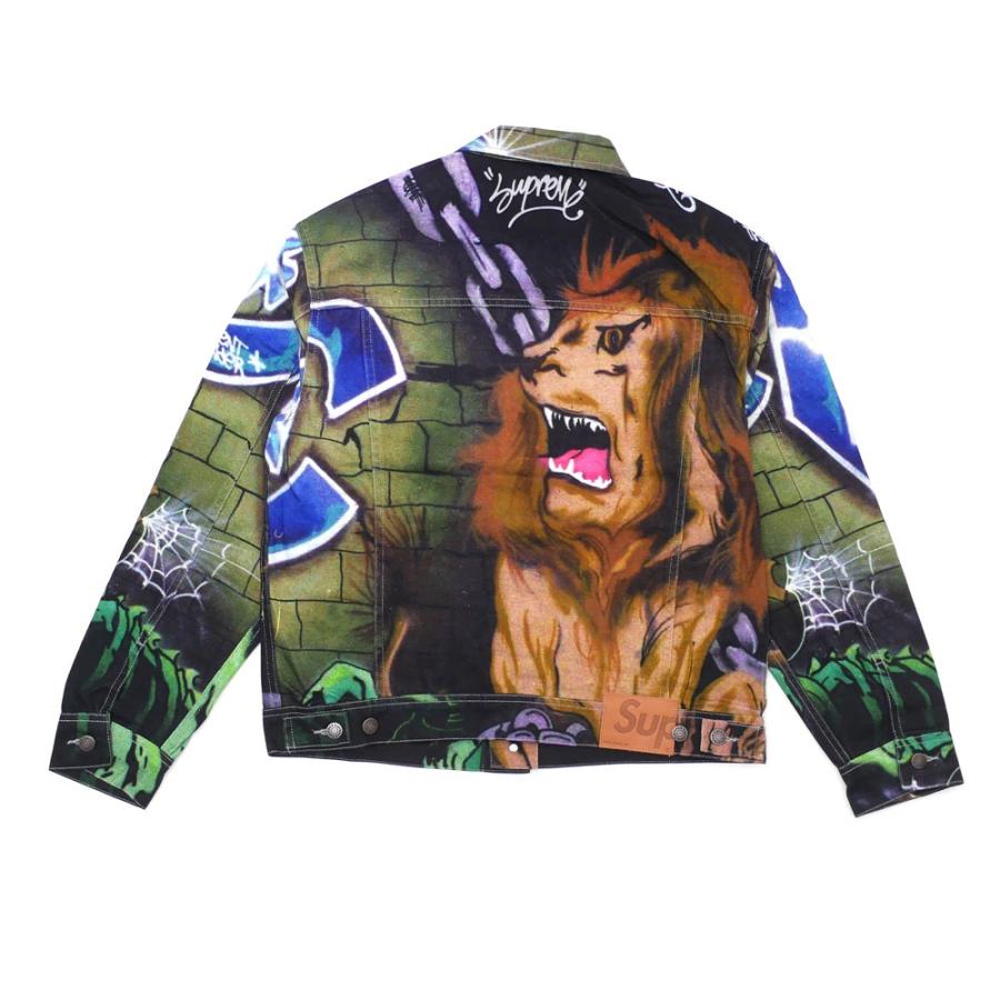 I*Y様 Supreme ライオングラフィティデニムジャケット M I*Y様 Supreme ライオングラフィティデニムジャケット M Supreme