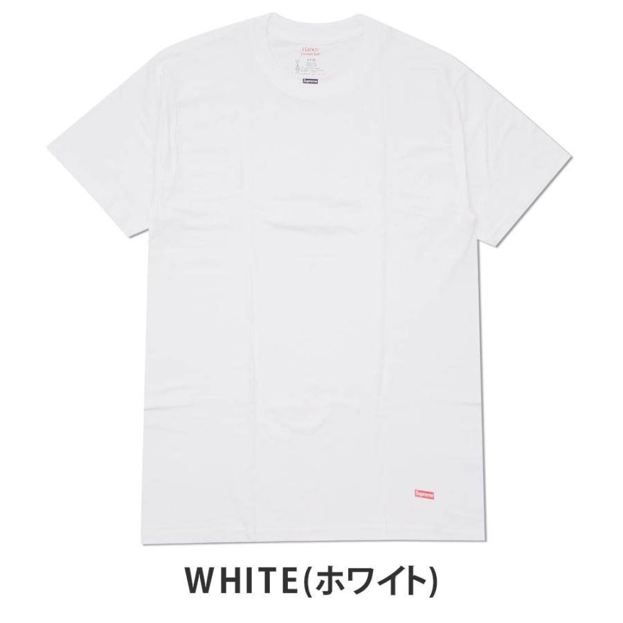 22fw  supreme hanes tee Mサイズ Supreme Hanes Tagless T-shirts (2 Pack) Box Logo Tee 'Light
