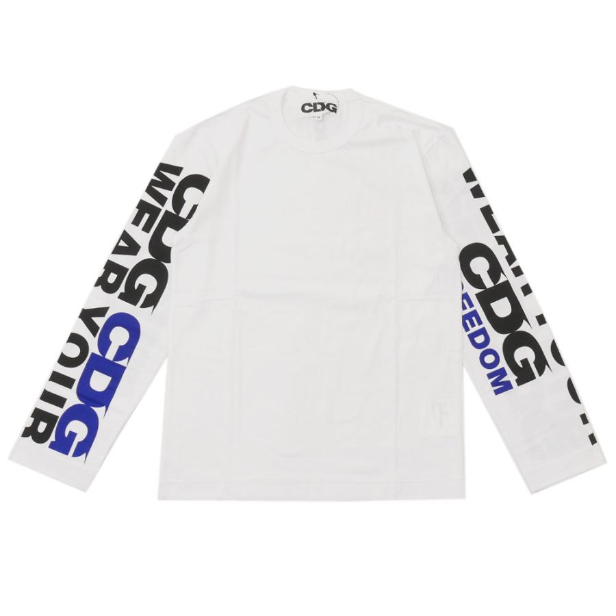 【価格見直しました】(新品)CDG(シーディージー) FREEDOM L/S TEE WHITE 202-000966-040+  COMME des GARCONS(コムデギャルソン)(TOPS) CDG 【価格見直しました】CDG(シーディージー) FREEDOM L/S TEE (長袖T