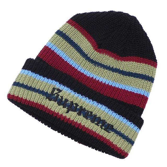 シュプリーム Supreme Bright Stripe Beanie