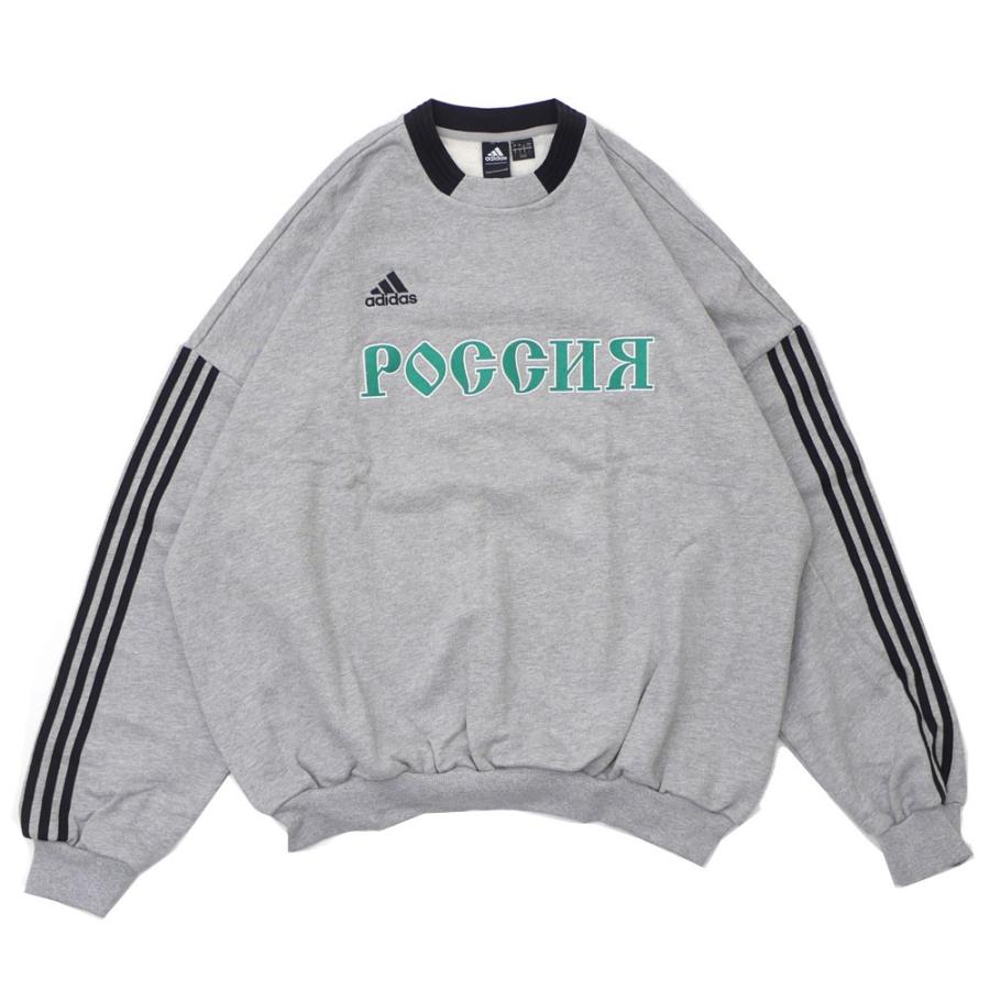 ゴーシャ・ラブチンスキー GOSHA RUBCHINSKIY x アディダス adidas SWEAT TOP スウェット GRAY グレー 灰色  メンズ 【新品】 420000193052 SWT/HOODY